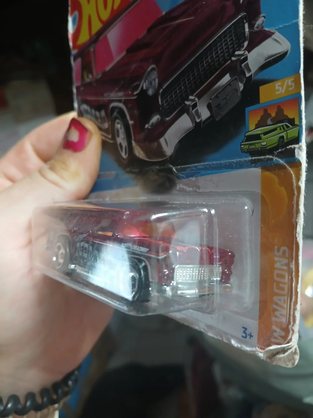 The Hot Wheels Classic '55 Nomad (HW Wagons 5/5, collector number 243/250) is a